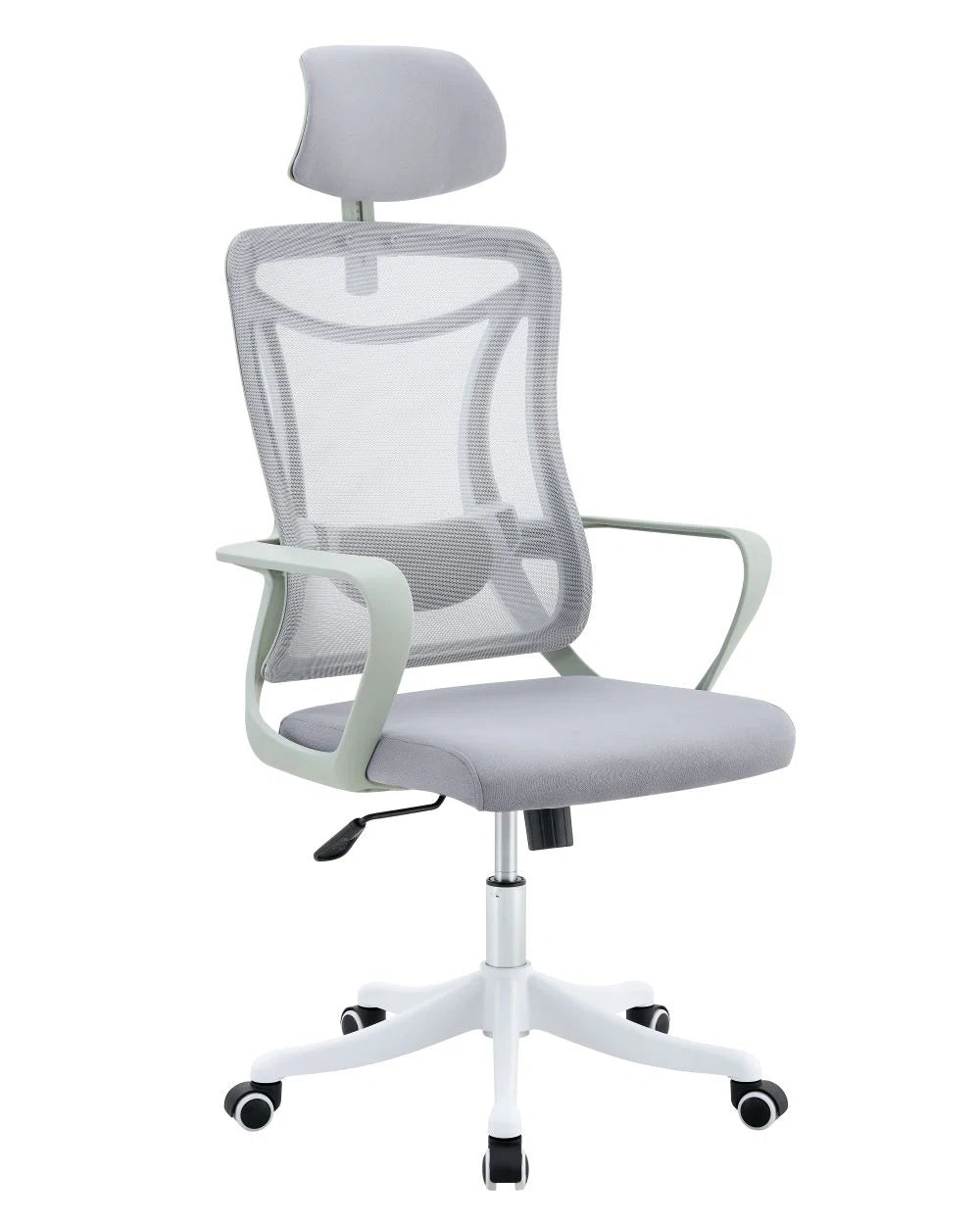 Silla de Escritorio Elite, Gris, Ergonómica con Altura Ajustable