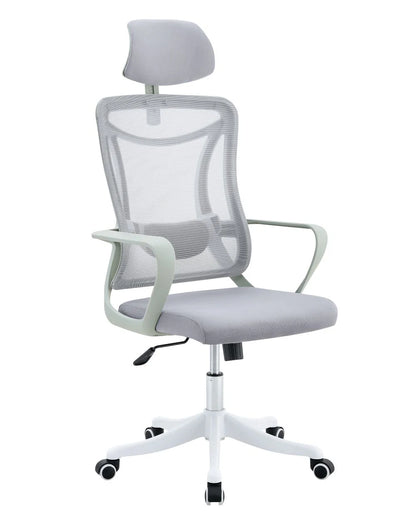 Silla de Escritorio Elite, Gris, Ergonómica con Altura Ajustable