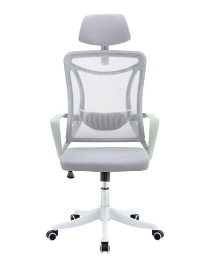 Silla de Escritorio Elite, Gris, Ergonómica con Altura Ajustable