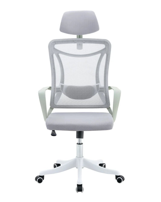 Silla de Escritorio Elite, Gris, Ergonómica con Altura Ajustable