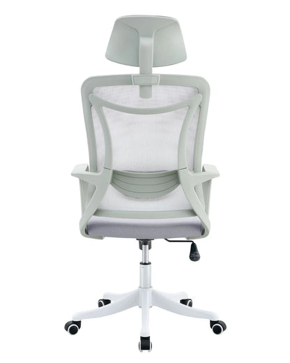 Silla de Escritorio Elite, Gris, Ergonómica con Altura Ajustable