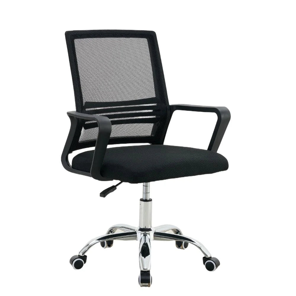 Silla de Escritorio Apex, Negro, ergonómica con reposabrazos