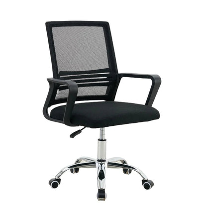 Silla de Escritorio Apex, Negro, ergonómica con reposabrazos