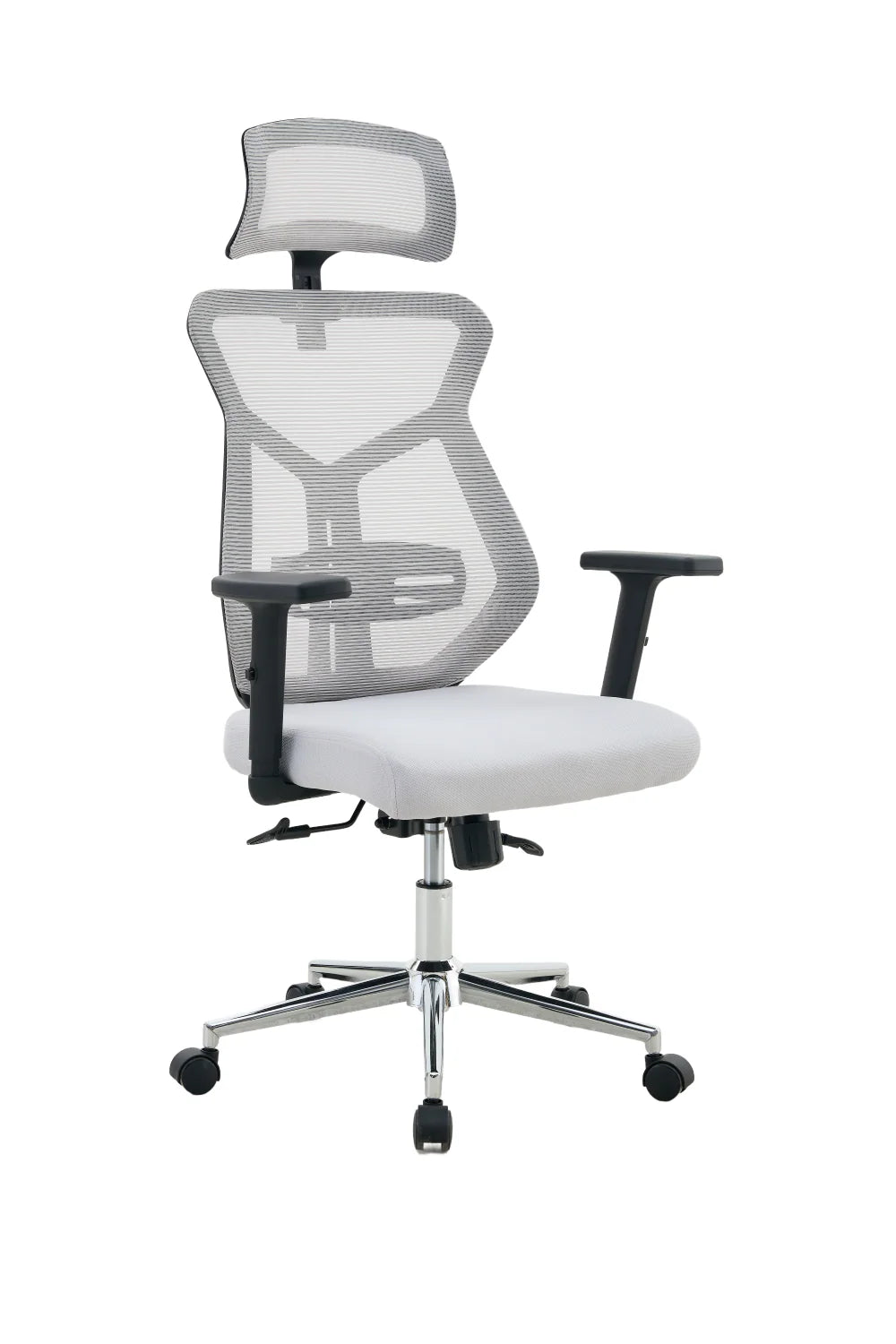 Silla de Escritorio Prime, Gris, Ergonómica con Altura Ajustable