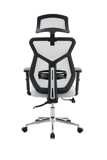 Silla de Escritorio Prime, Gris, Ergonómica con Altura Ajustable