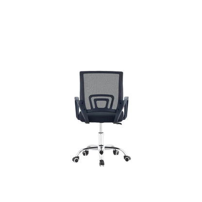 Silla Oficina X-60A, Wengue, con Cómodo Espaldar y Rodachines