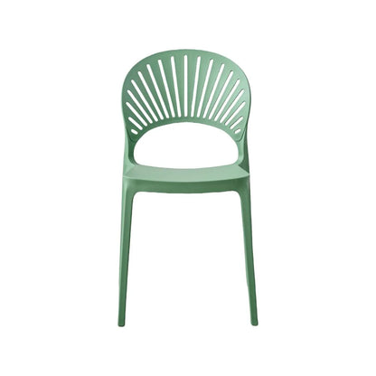 Silla Paraíso, Color Verde Oliva, con Espaldar y Diseño Moderno