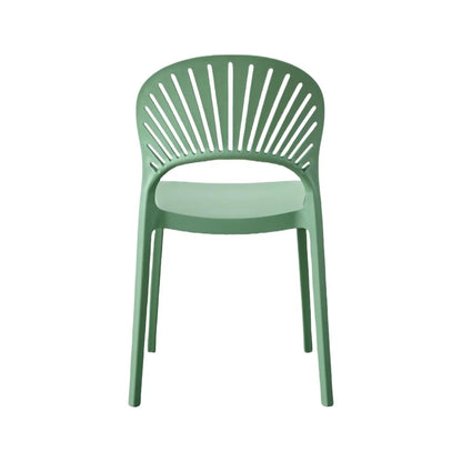 Silla Paraíso, Color Verde Oliva, con Espaldar y Diseño Moderno