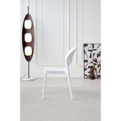 Silla Paraíso, Color Blanco, con Espaldar y Diseño Moderno