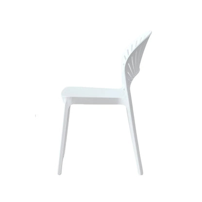 Silla Paraíso, Color Blanco, con Espaldar y Diseño Moderno