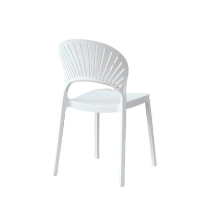 Silla Paraíso, Color Blanco, con Espaldar y Diseño Moderno