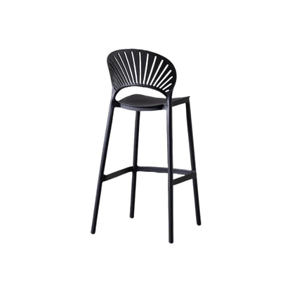 Silla para Bar Paraíso, Color Negro, Diseño Moderno