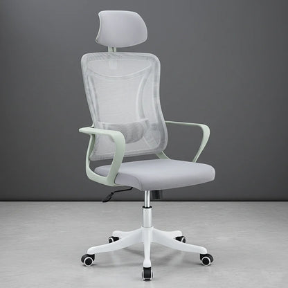 Silla de Escritorio Elite, Gris, Ergonómica con Altura Ajustable