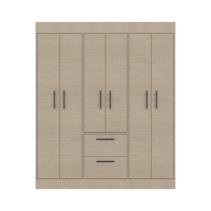 Closet Aura, Cartagena y Wengue, Con 6 Puertas y 2 Cajones