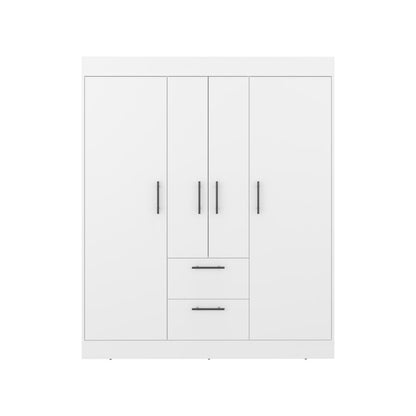 Closet Aura, Blanco Duqueza, Con 4 Puertas y 2 Cajones