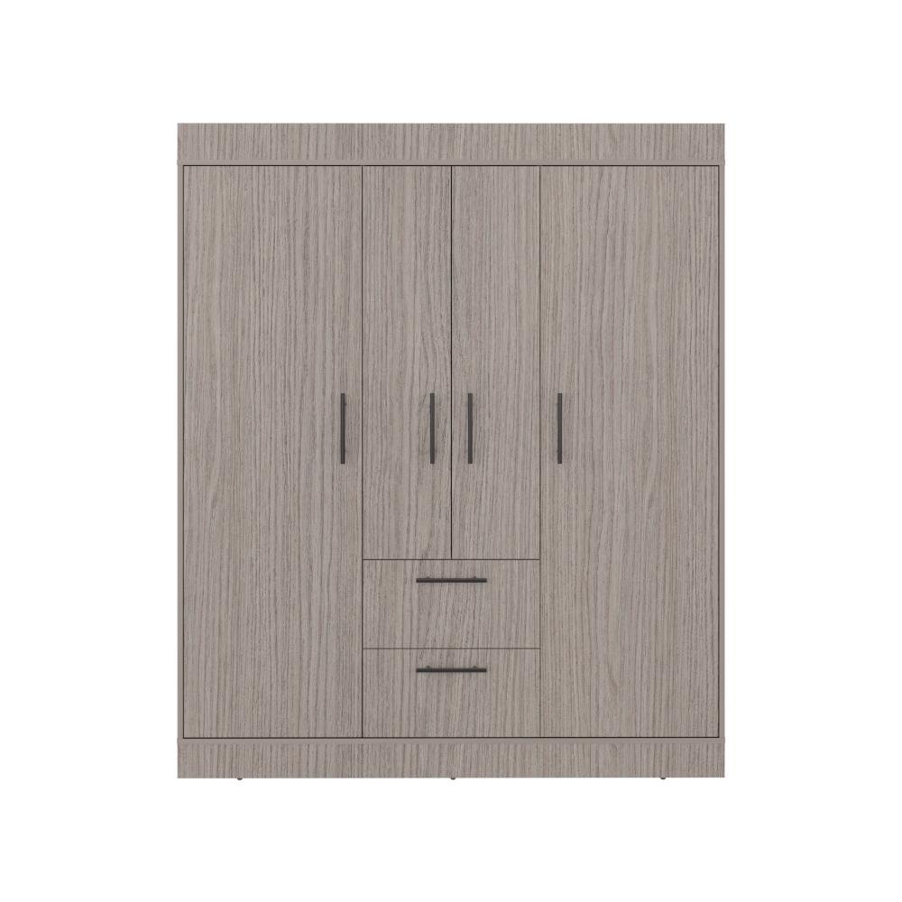 Closet Aura, Positano y Wengue, Con 4 Puertas y 2 Cajones