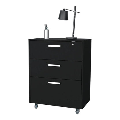 Archivador Multiusos Sándalo, Wengue, con Cerradura y Llave para Puerta