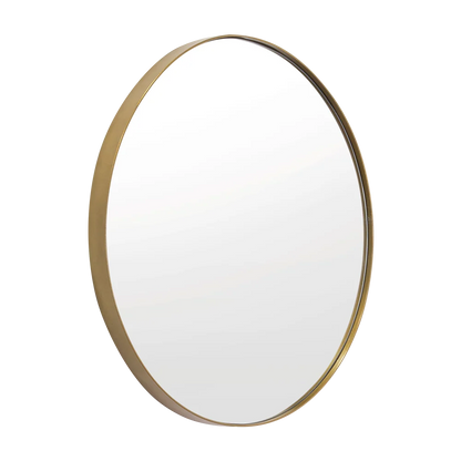 Espejo Circular D58 Dorado