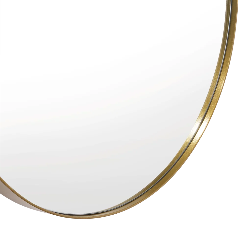 Espejo Circular D58 Dorado