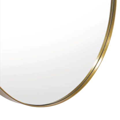 Espejo Circular D58 Dorado