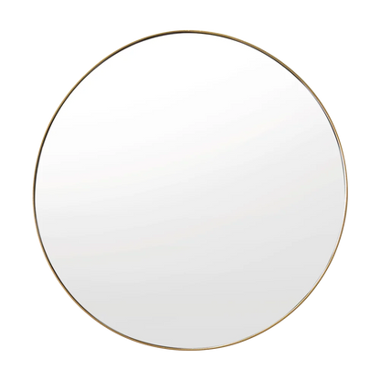 Espejo Circular D58 Dorado