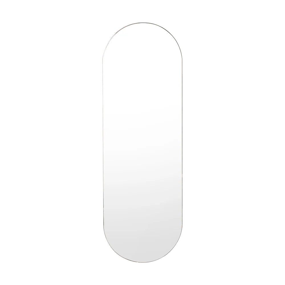 Espejo Curvo Lucera, Gris, Diseño Moderno