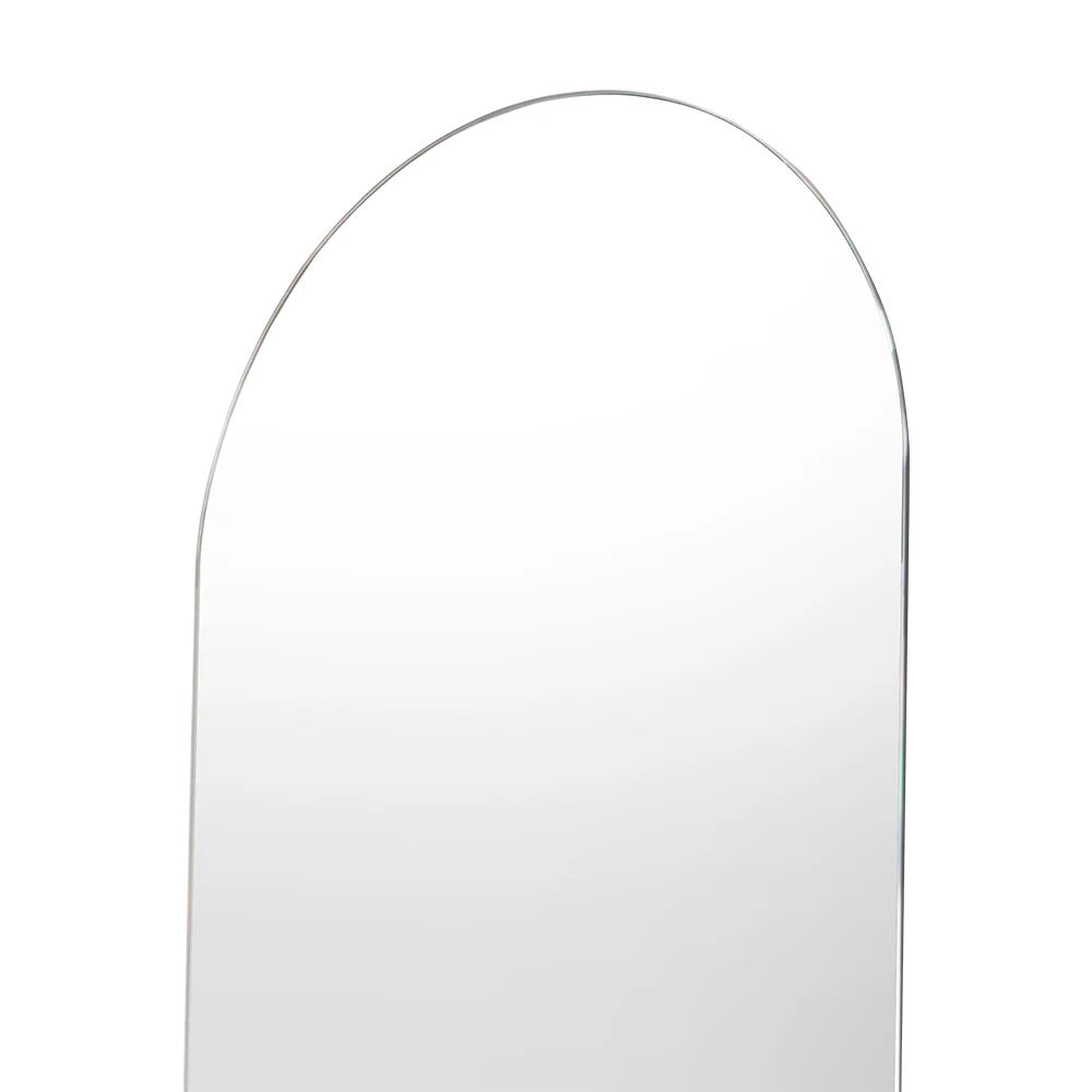 Espejo Curvo Lucera, Gris, Diseño Moderno