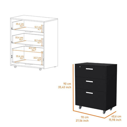 Archivador Multiusos Sándalo, Wengue, con Cerradura y Llave para Puerta