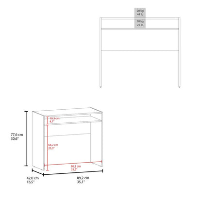 Escritorio Estelar, Wengue, Cuenta con un Entrepaño Ideal para Ubicar Objetos