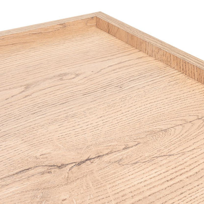 Mesa de Noche Flotante Boa, Macadamia, con Espacio para Colocar Objetos Decorativos ZF