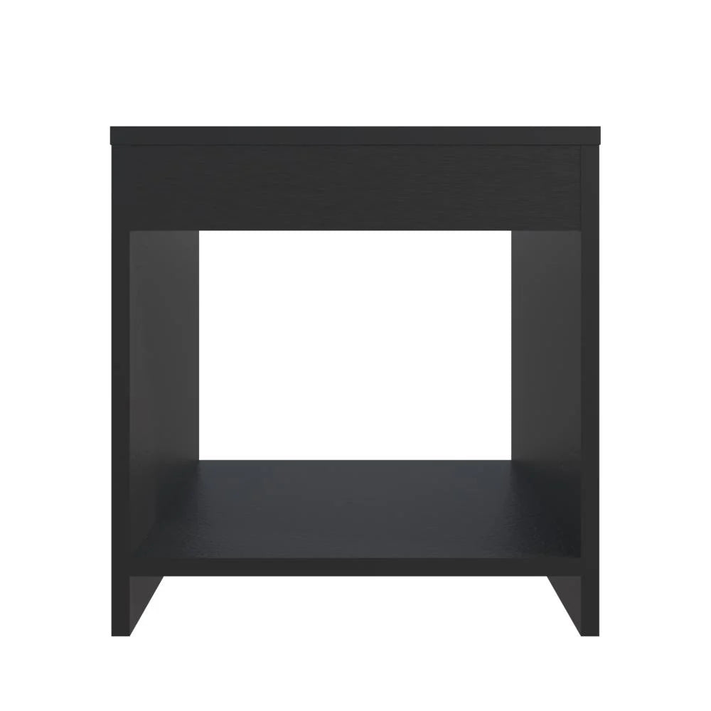 Mesa de Noche Crotam, Wengue, con Diseño Moderno ZF