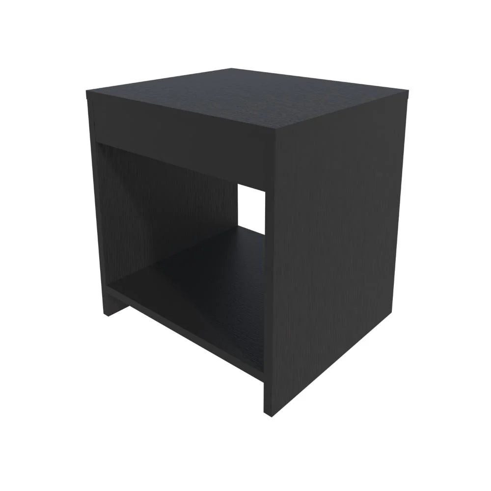 Mesa de Noche Crotam, Wengue, con Diseño Moderno ZF