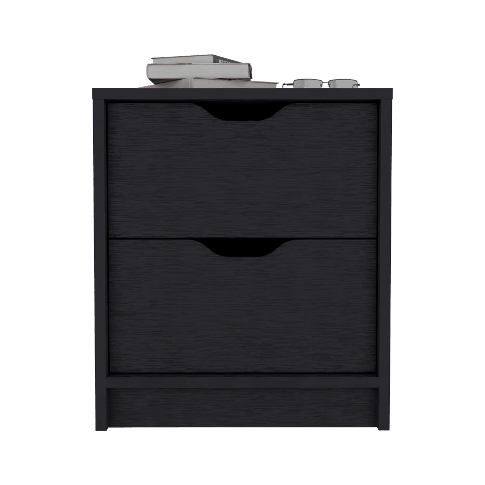Mesa de Noche Brasilia,Wengue, con Diseño Práctico, Funcional y Moderno