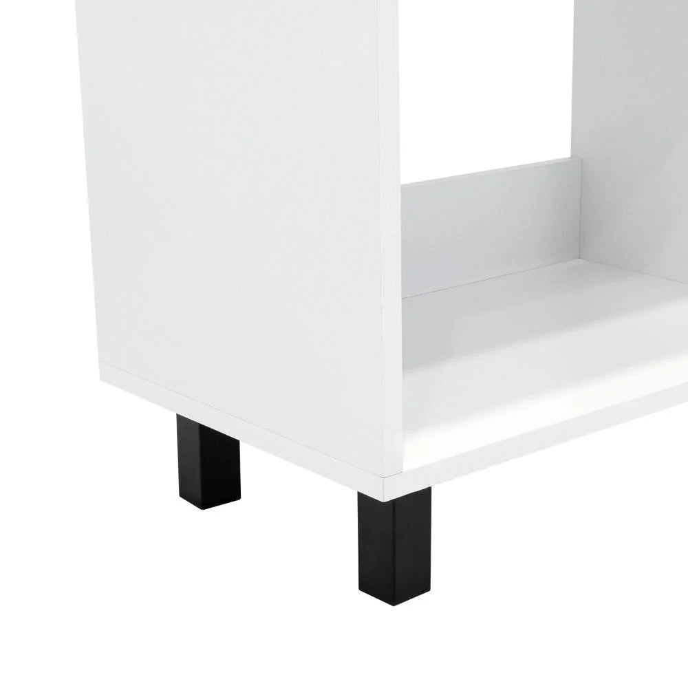 Mesa para TV Túnez, Blanco Duqueza, para Televisor hasta 70 Pulgadas