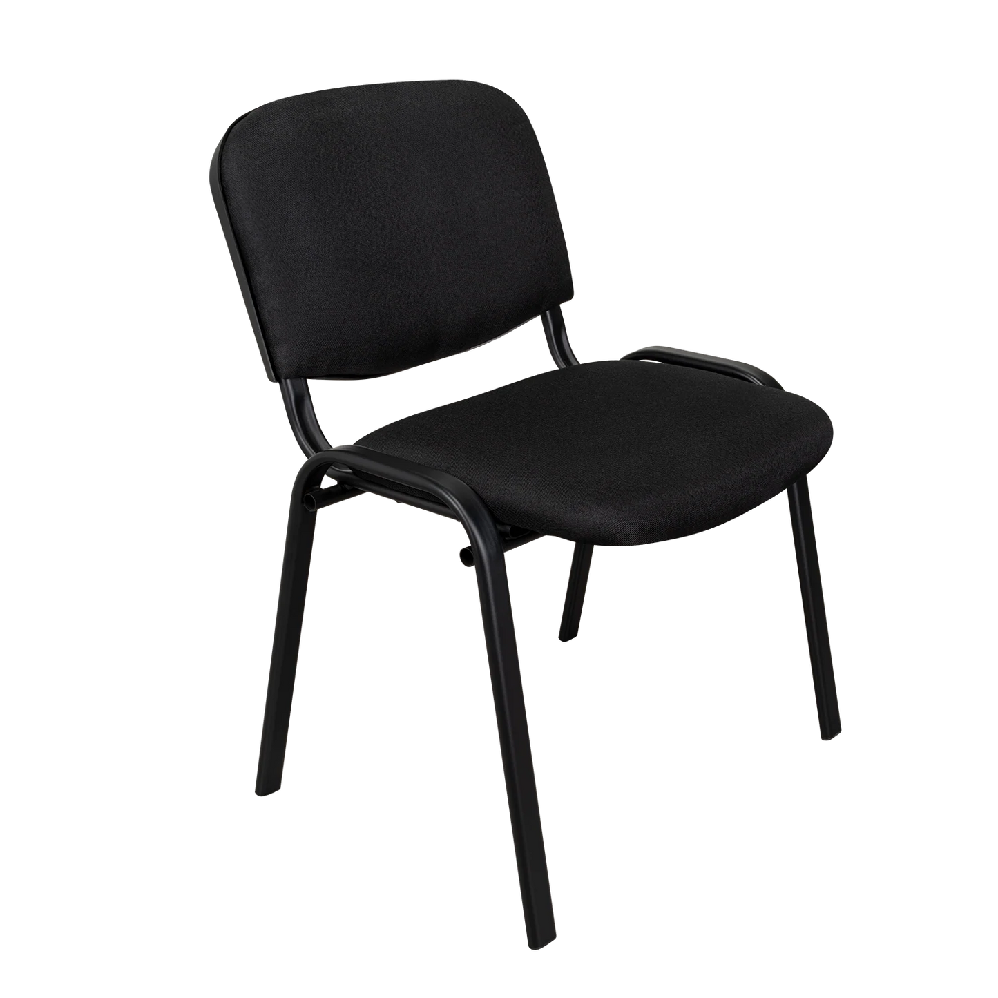Silla Interlocutora, Negro, Con espaldar y diseño sencillo