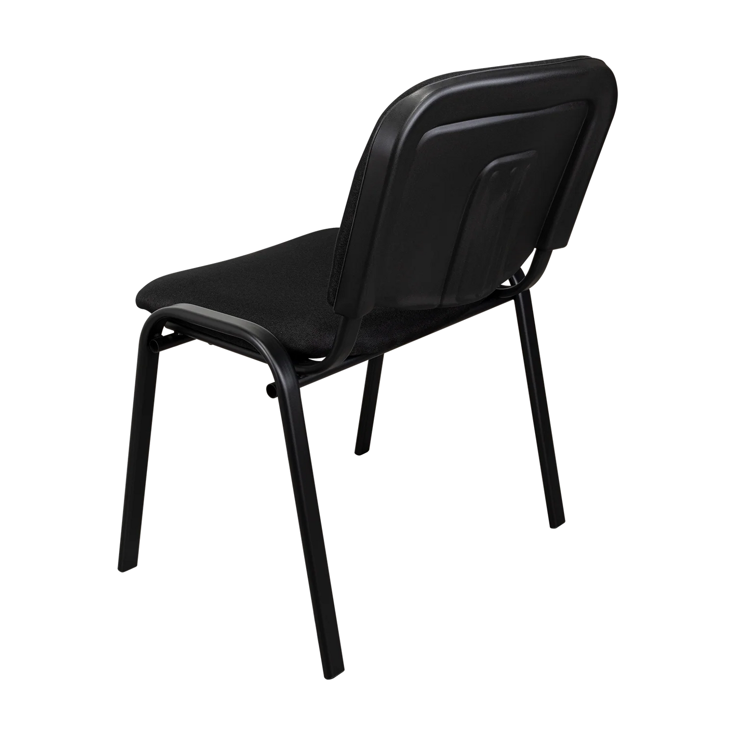 Silla Interlocutora, Negro, Con espaldar y diseño sencillo