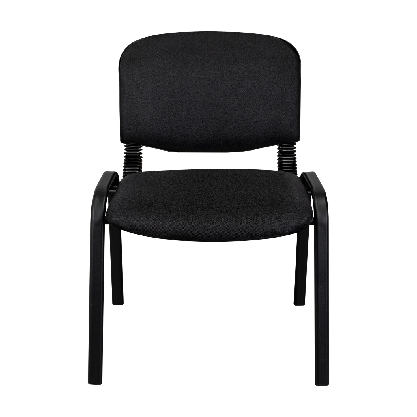 Silla Interlocutora, Negro, Con espaldar y diseño sencillo sin brazo