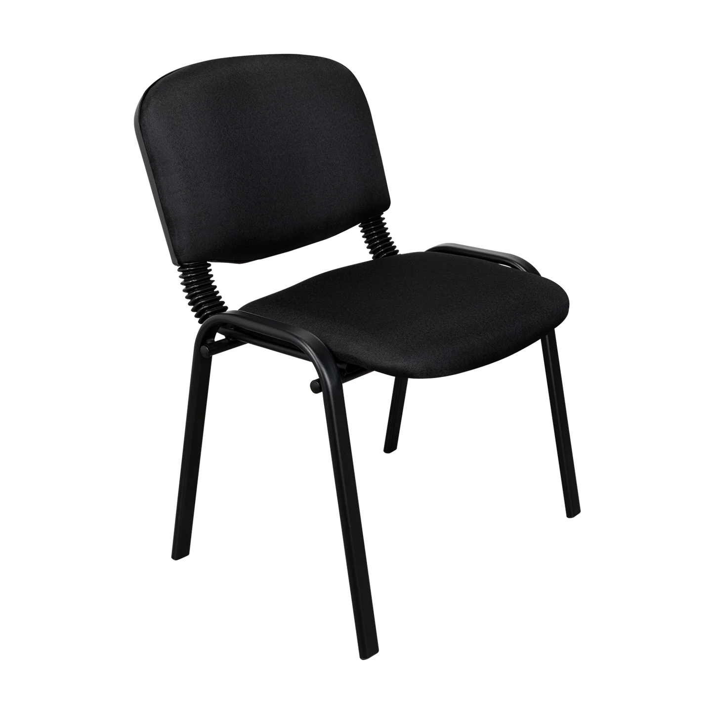 Silla Interlocutora, Negro, Con espaldar y diseño sencillo sin brazo