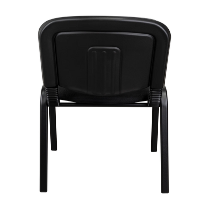 Silla Interlocutora, Negro, Con espaldar y diseño sencillo sin brazo