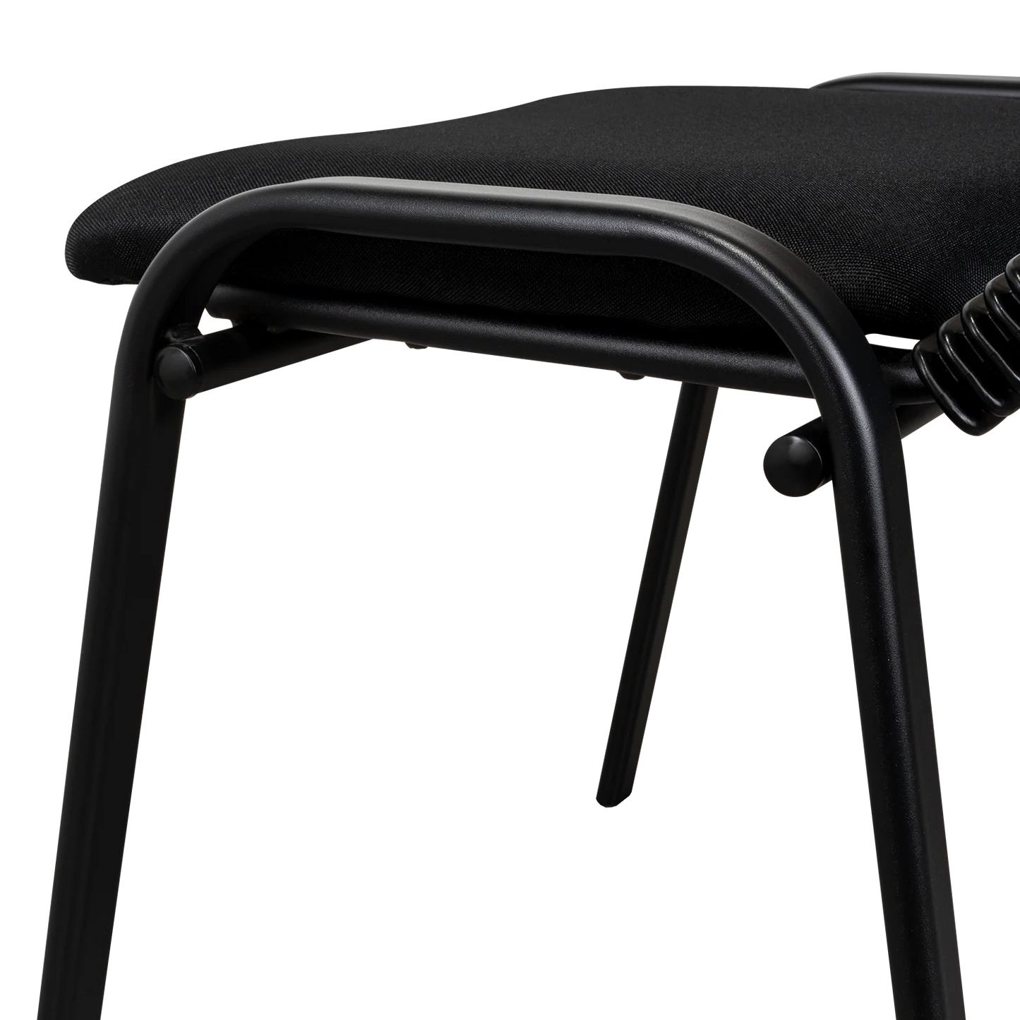 Silla Interlocutora, Negro, Con espaldar y diseño sencillo sin brazo