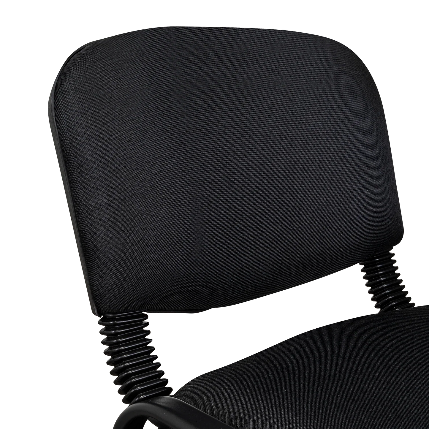 Silla Interlocutora, Negro, Con espaldar y diseño sencillo sin brazo