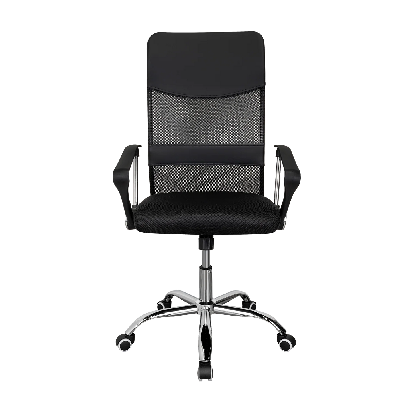 Silla Oficina X-50B, Wengue, con Cómodo Espaldar y Rodachines