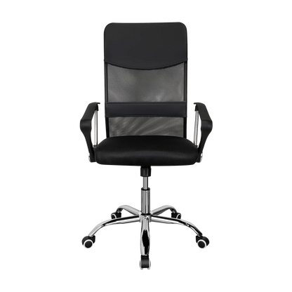 Silla Oficina X-50B, Wengue, con Cómodo Espaldar y Rodachines
