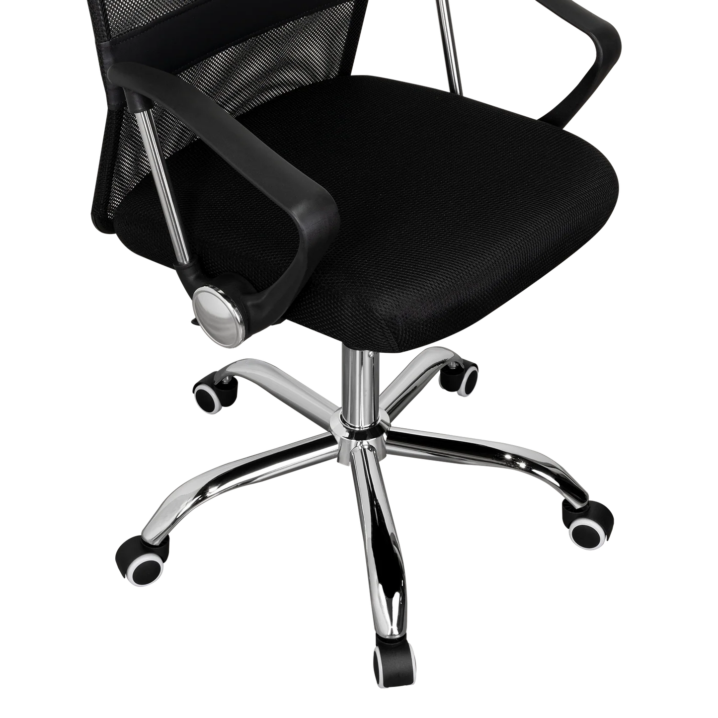 Silla Oficina X-50B, Wengue, con Cómodo Espaldar y Rodachines