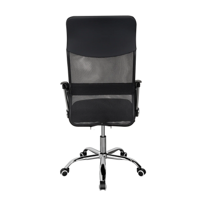 Silla Oficina X-50B, Wengue, con Cómodo Espaldar y Rodachines