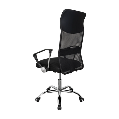 Silla Oficina X-50B, Wengue, con Cómodo Espaldar y Rodachines