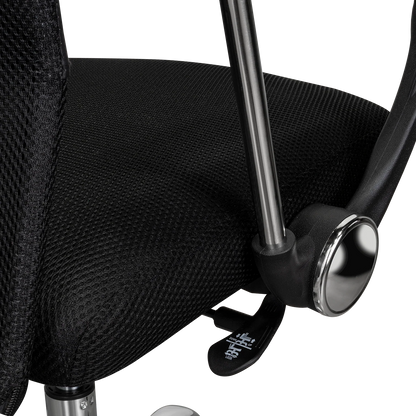 Silla Oficina X-50B, Wengue, con Cómodo Espaldar y Rodachines