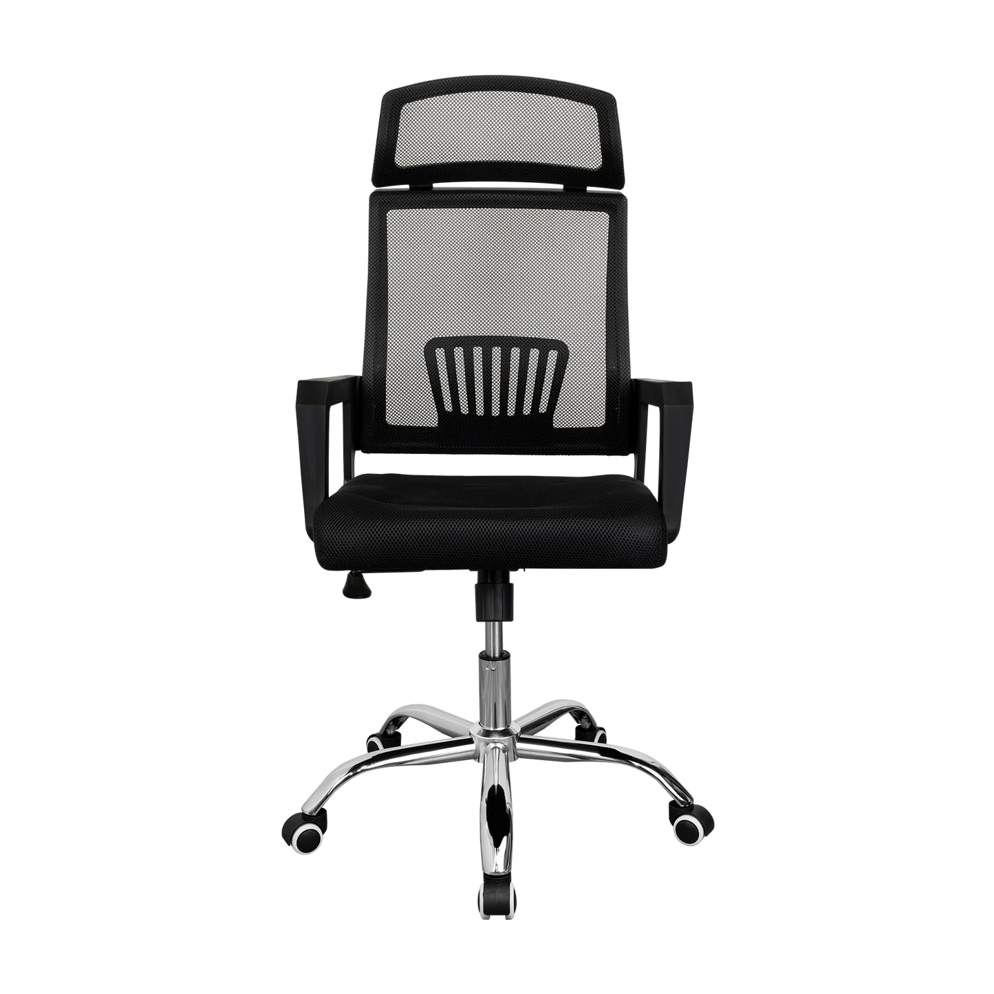 Silla Oficina X-57B, Wengue, con Cómodo Espaldar y Rodachines