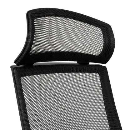 Silla Oficina X-57B, Wengue, con Cómodo Espaldar y Rodachines