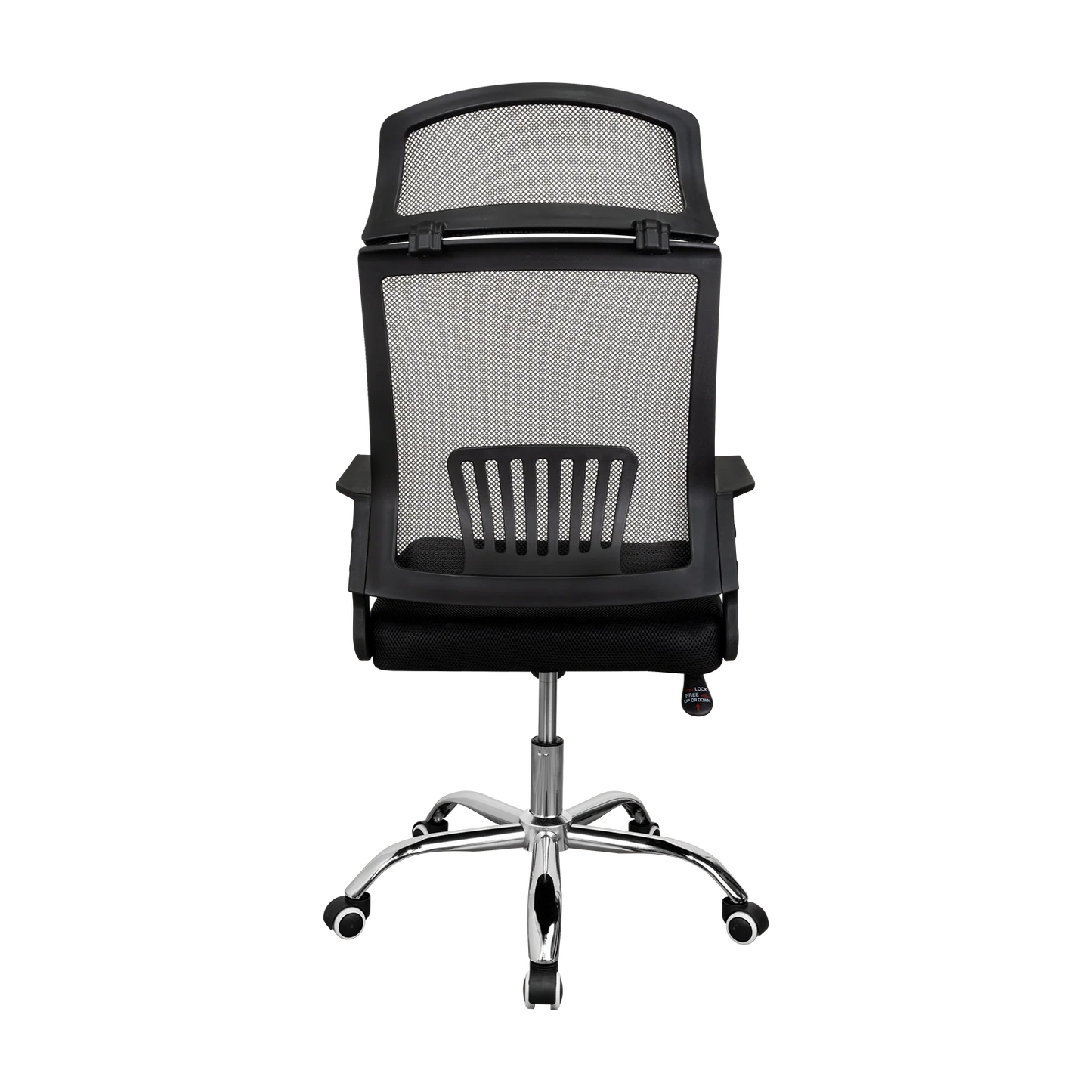 Silla Oficina X-57B, Wengue, con Cómodo Espaldar y Rodachines